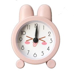 Creative Cute Mini Metal Small Alarm Electronic Clock Small Alarm Clock Table Clock Morning Alarm Clock Retro Portable Bell Desk