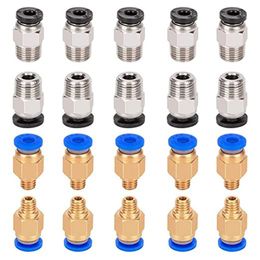 10*PC4-M6 Pneumatic Fitting and 10* PC4-M10 Pneumatic Fitting for Creality Ender 3/3 Pro/3 V2 Ender 5/5 Pro/5 Plus CR10