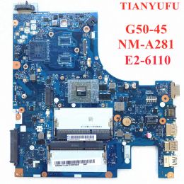 Motherboard Brand New High Quality ACLU5/ACLU6 NMA281 For Lenovo G5045 Laptop Motherboard E26110 Integrated DDR3L 100% Fully Tested