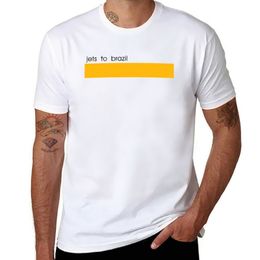 Jets To Brazil Orange Rhyming Dictionary Logo T-Shirt oversized t shirts men t shirts