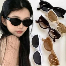 Sunglasses Retro Style Small Oval Women Cat Eye Fashion Colourful Mirror Goggles Men Punk Sports Sun Glasses Eyewear