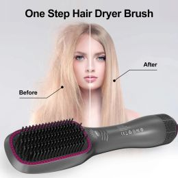 Brushes 3 In 1 Hot Air Comb Styling Comb for Straight Curly Electric Hot Air Brush Women Anion Heating Comb Hair Straightening Brush