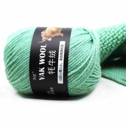 1pc 100g Wool Yak Yarn Crochet Yarn for Knitting Needle 4.5mm Hand Knitting Yarn 3 PLY Fine Woollen Dyed