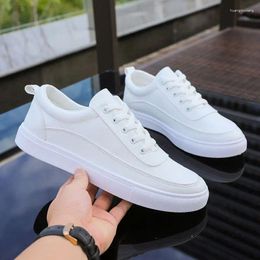 Casual Shoes 2024 Men's Trendy Summer Breathable Youth Pure White Sports Sneakers Small Street Shooting