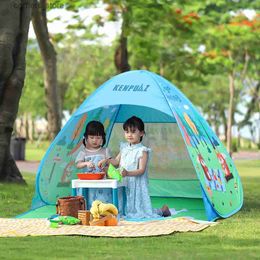Toy Tents Waterproof Family Beach Play Toy Tents Trade Outdoor And Indoor Camping Kids Tent Voluntarily Pop Up Open Portable For Sun Shade L410