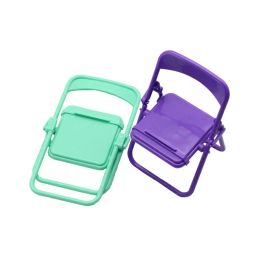 1/12 Dollhouse Accessories Dolls Plastic Adjustment Folding Chair House Furniture for Ob11 BJD Doll