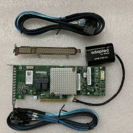 Cards Adaptec ASR8805 PCIE 3.0 SAS/SATA/SSD RAID 12Gb/s Controller Card+AFM700+2P 8643 cable