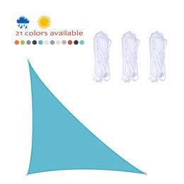 Right Triangle Outdoor Awnings Waterproof Anti-UV Shade Canvas Sunscreen Rain Cover Garden Courtyard Camping