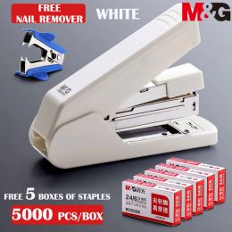 Stapler M&G Heavy Duty Stapler Effortless Paper Stapling Machine 50 Sheet School Office Supply Stationery Staples Power Saving Stapler