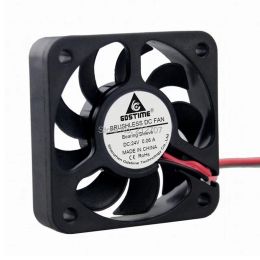 Cooling 10pcs Gdstime Brushless Cooling Fan 5010 24V DC 2Pin 50X50X12 50mm 5cm 9 Blades