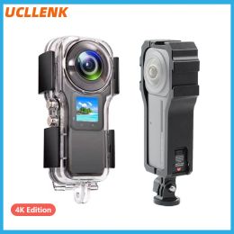 Accessories 40m Underwater Waterproof Housing Case For Insta360 One RS 1Inch 360 Edition Protective Cover Shell for Insta360 Action Camera