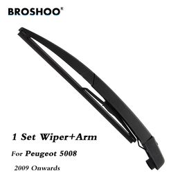 BROSHOO Car Rear Wiper Blade Blades Back Windscreen Wiper Arm For Peugeot 5008 Hatchback (2009-2016) 295mm Auto Styling