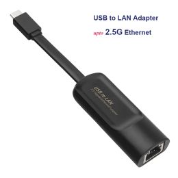 Cards Type C USB Ethernet Adapter USB3.0 to RJ45 Dongle Gigabit LAN Networking Cable for Mac Laptop PC Black USB 3.0 to LAN Adapter