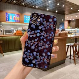 Painted Case For Samsung Galaxy S22 S21 S20 FE Plus Ultra S10 S9 S8 S7 Edge S10E Note 20 10 Lite Flower Pattern Silicone Cover