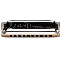 Suzuki M20 Manji Diatonic Harmonica, 10 Holes, 20 Notes, Blues Harp, C D, Professional Quality, Japan Musical Instruments, M-20