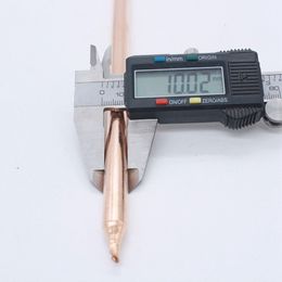 105/120/140/160/180/200/220/240/260/270/300mm Length 10mm Diameter Cooling Round Rod Copper Heatsink Heatpipe Laptop DIY CPU