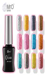 Whole 2016 new MRO Super Glitter uv Gel nail polish gel varnishes nails esmaltes permanentes de uv gel professional vernis a 7595453