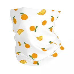 Scarves Oranges Fruit Vegetable Bandana Neck Gaiter Printed Balaclavas Wrap Scarf Multi-use Cycling Fishing For Men Women Adult Winter