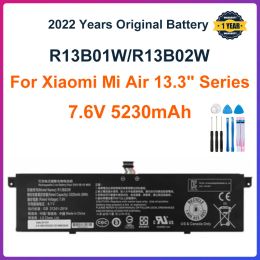 Batteries 7.6V 5230mAh New R13B01W R13B02W Laptop Battery For Xiaomi Mi Air 13.3" Series Tablet PC 39WH