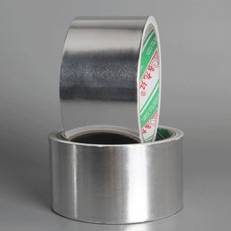 10/18M Aluminium Foil Adhesive Sealing Tape Thermal Resist Duct Repairs High Temperature 4.8/5.0CM Resistant Foil Adhesive Tape
