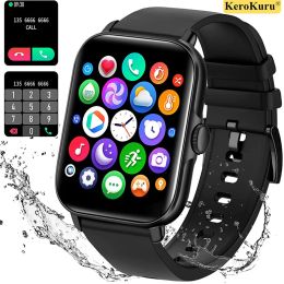 Watches Smart Watch Bluetooth Call Wireless Charging Smartwatch 28 Sport Modes Waterproof Fitness Watch for Men Women Heart Rate Monitor