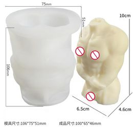 2021 New Man Woman Candle Silicone Mould DIY Male Pregnant Woman Body Shy Woman Silicone Candle Mould