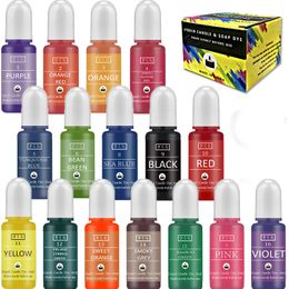 1 Set Dye Colours Of Wax Resin Pigments DIY UV Epoxy Resin Mould Candle Soap Dye Liquid Colourant Kit Resin Crafts Jewellery Making