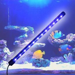 Aquarium Fish Tank LED Light Submersible Waterproof Bar Strip Lamp EU Plug New