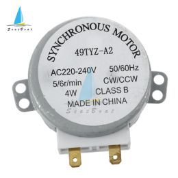 AC 220-240V 4W 4/5/6RPM Micro Synchronous Motor for Warm Air Blower 50/60Hz CW/CCW TYJ50-8A7 49TYZ-A2 Microwave Oven Tray Motor