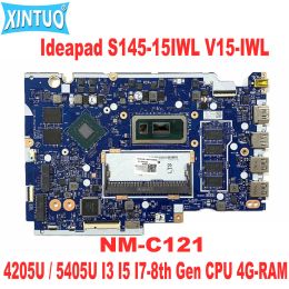 Motherboard FV440 FS441 FS540 NMC121 For Lenovo Ideapad S14515IWL V15IWL Laptop Motherboard 4205U / 5405U I3 I5 I78th Gen CPU 4GRAM