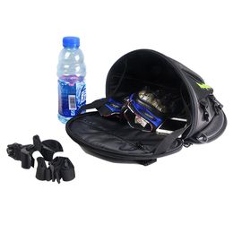 Motorcycle Waterproof Bag Oxford Motorbike Tail Rear Seat Bag Large Capacity Helmet Portable Luggage Handbag Backpack G-XZ-009