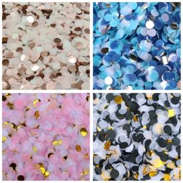 1cm 10g/bag Mixed Colours Metallic Rose Gold Mini Round Confetti Dots Filling Balloons Baby Shower Wedding Engagement Decorations