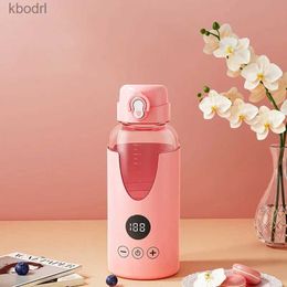 Electric Kettles 4400mAh 220ML Wireless Portable kettle Hot Cup Making Tea Coffee Travel Glass Keeping Warm Intelligent Pot YQ240410