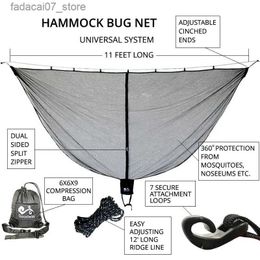 Hammocks Hammock does not include outdoor simple settings portable hammock for travel mosquito net double folding independent mosquito bed netQ