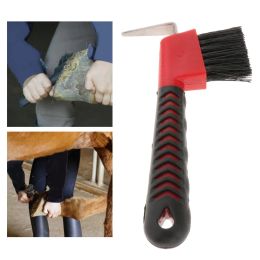 Horse Hoof Pick Brush Horse Hoof Care Home Stable Horse Hooves Clean Tool Equestrian Equipment Cleaning Brushing Grooming Tool