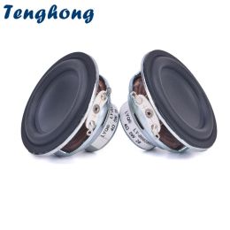 Speakers Tenghong 2pcs 48MM 4 Ohm 5W Portable Audio Full Range Speaker Unit Rubber Edge Inner Magnetic Horn For Home Theatre Loudspeaker