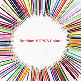 12/24/36/48/100 PCS/lot Multi-color Gel Pen Refills Painting Drawing Glitter Highlighters Pen Art Markers School Office Supplies