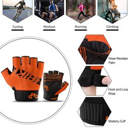 INBIKE Shockproof Cycling Gloves Summer Men's MTB Road Bike Gloves Thickened Pad Women Outdoor Sport Bicycle Gloves MH106