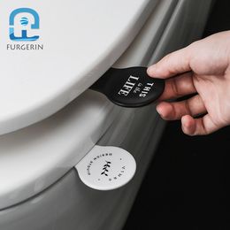 FURGERIN 3PCS/LOT Nordic Toilet Seat Handle Lift portable toilet seat lifters Bathroom Accessories Set Toilet Seat Cover Lifter