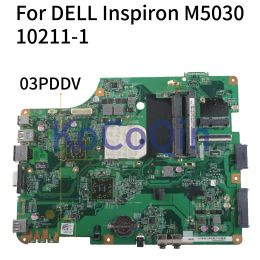 Motherboard KoCoQin Laptop motherboard For DELL Inspiron M5030 Core AMD Mainboard CN03PDDV 03PDDV 102111 48.4EM18.011