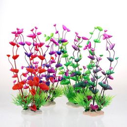 Decorations Fish Tank Aquarium Decoration Simulation Artificial Plastic Underwater Grass Plants Accessories282c