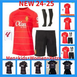 2023 2024 25 RCD Mallorca Mens Soccer Jerseys Commemorative Edition MAFFEO MURIQI SANCHEZ ABDON A. RAILLO VALJENT S.DARDER Home Football Shirts 4XL kids 16-28