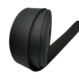 5 Yards 30mm/3cm Wide Black Faux Suede Leather Strip Microfiber Solidy Soft Leather Belt Band
