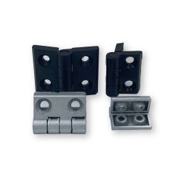 2020 3030 3040 4040 Metal Hinge Zinc Alloy Hinge Finished Aluminium Hinge Door Hinge Connector Black Or Sliver Colour