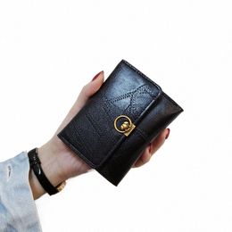 new Leather Women Wallet Hasp Small and Slim Coin Pocket Purse Women Wallets Cards Holders Luxury Brand Wallets Designer Purse K7KH#