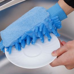 Super Microfiber Cleaning Mitten Car Window Washing Home Cleaning Cloth Duster Towel Household Glove Brush Cleaning Tool