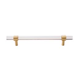 Transparent Acrylic Cabinet Handle and Knobs Gold Drawer Chest Furniture Luxury Door Handles Bathroom Kitchen Pulls