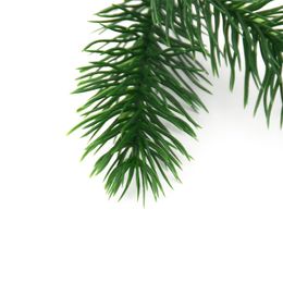 New 10pcs Artificial Plants Pine Branches Christmas tree Wedding Decorations DIY Handcraft Accessories Children Gift Bouquet