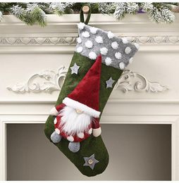 Personalised Gnomes Elf Christmas Stocking Custom Christmas Stockings Gift Family Stockings Name Stocking Gnome Stockings Set