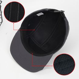 Custom Logo Multiple Size Adjustable Quick Drying Caps Men Women Waterproof Short Brim 5 Panel Baseball Cap Hip Hop Snapback Hat